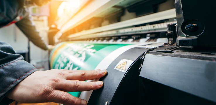 Bright materials produced with color printing