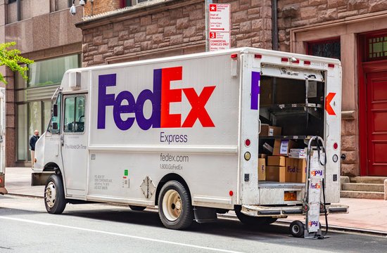 Packages prepared for international shipping