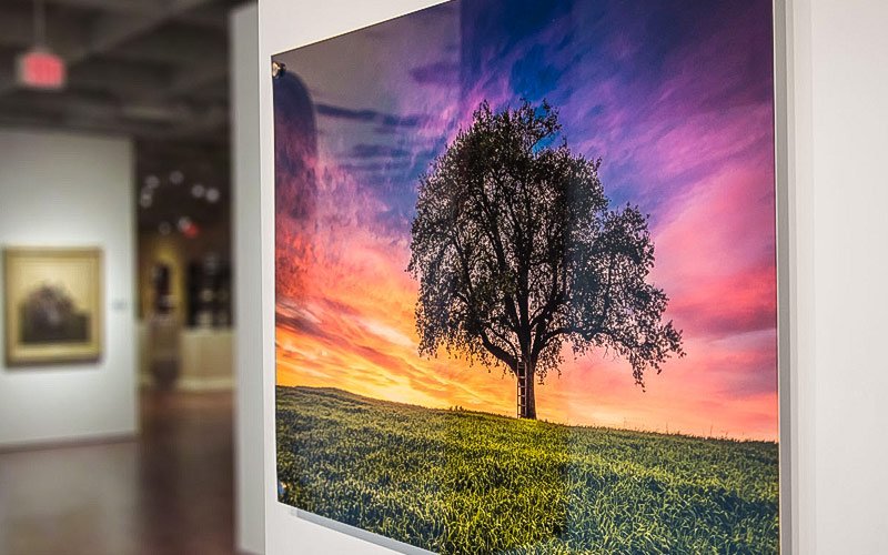 Printed acrylic display sign